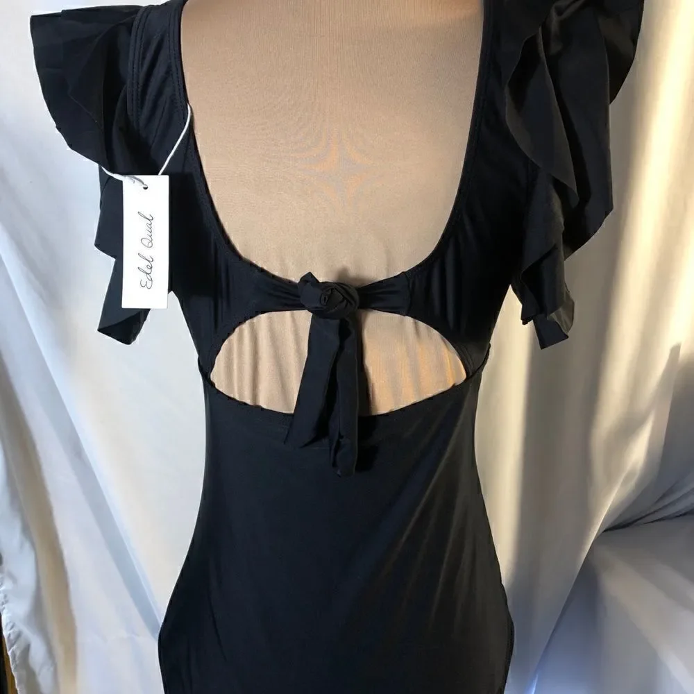 Edel Qual black one piece swimsuit Medium